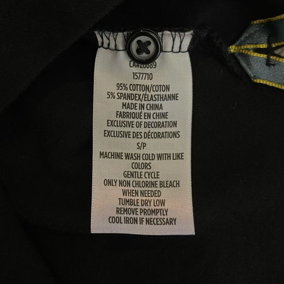 Robert Graham Polo Shirt Black Collar Short Sleeve Cotton Blend Patterned Size S - Picture 7 of 7